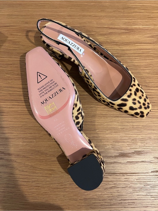 Aquazzura Ginza Leopard Printed Pumps